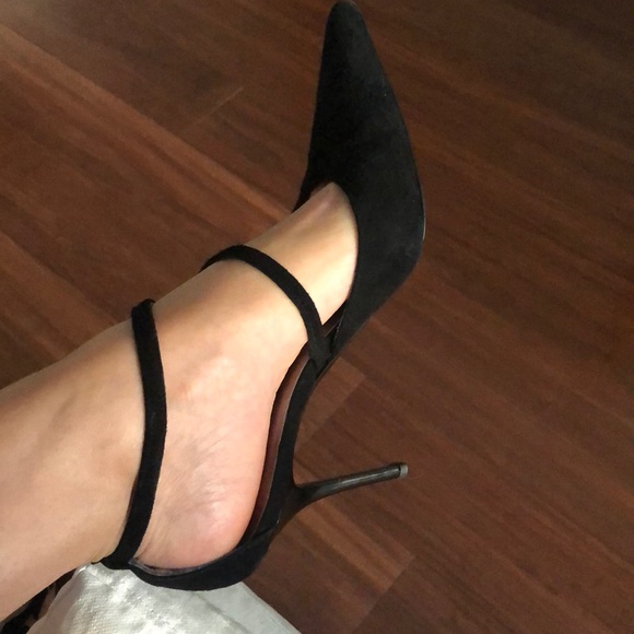 Claudio Fracassa Shoes - Suede black high heels size 37 1/2